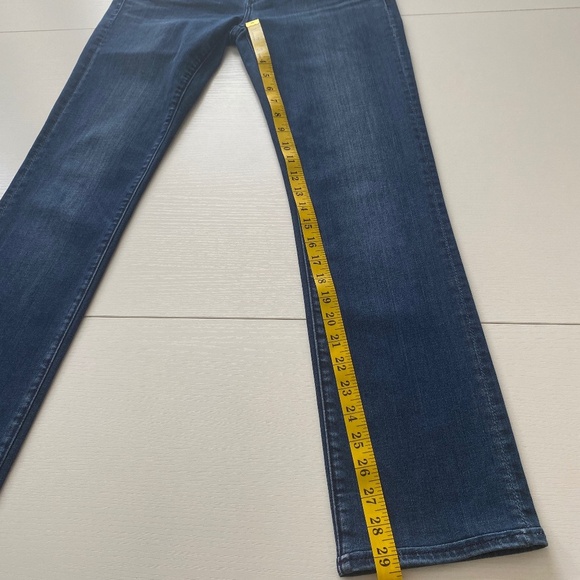 Driftwood Audrey Straight Leg Medium Wash Denim Jeans Size 27 - Picture 14 of 14